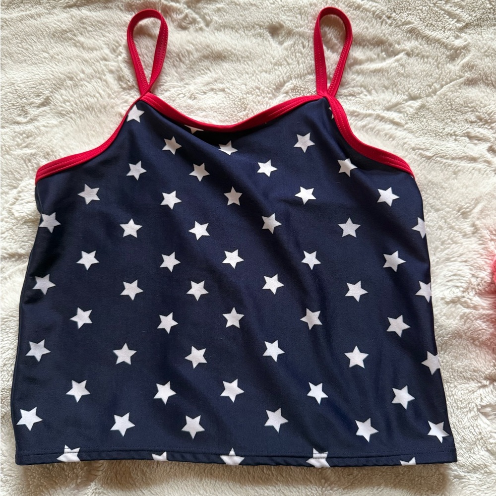 The Children's Place Blue and Red Bikini Top Swimwear